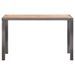 Table de jardin Anthracite et marron 123x60x74 cm Bois d'acacia - Photo n°2