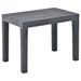 Table de jardin avec 2 bancs Plastique Anthracite - Photo n°6