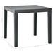 Table de jardin avec 2 bancs Plastique Anthracite - Photo n°10