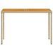 Table de jardin avec dessus en bois d'acacia beige 115x54x74 cm - Photo n°4