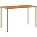 Table de jardin avec dessus en bois d'acacia beige 115x54x74 cm - Photo n°6