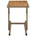 Table de jardin Beige Bois massif d'acacia et poly rotin - Photo n°3