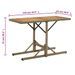 Table de jardin Beige Bois massif d'acacia et poly rotin - Photo n°6