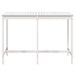 Table de jardin blanc 159,5x82,5x110 cm bois massif de pin - Photo n°4