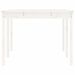 Table de jardin blanc 203,5x100x76 cm bois massif de pin - Photo n°6