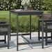 Table de jardin gris 121x82,5x110 cm bois massif de pin - Photo n°2