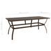 Table de jardin Marron 190x80x72 cm Acier - Photo n°6