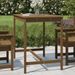 Table de jardin marron miel 121x82,5x110 cm bois massif de pin - Photo n°2