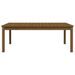 Table de jardin marron miel 121x82,5x45 cm bois massif de pin - Photo n°5