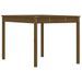 Table de jardin marron miel 121x82,5x76 cm bois massif de pin - Photo n°1