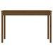 Table de jardin marron miel 121x82,5x76 cm bois massif de pin - Photo n°5