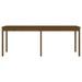 Table de jardin marron miel 203,5x100x76 cm bois massif de pin - Photo n°5