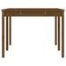 Table de jardin marron miel 203,5x100x76 cm bois massif de pin - Photo n°6