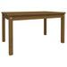 Table de jardin marron miel 82,5x50,5x45 cm bois massif de pin - Photo n°1