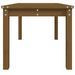 Table de jardin marron miel 82,5x50,5x45 cm bois massif de pin - Photo n°6