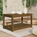 Table de jardin marron miel 82,5x50,5x45 cm bois massif de pin - Photo n°3