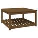 Table de jardin marron miel 82,5x82,5x45 cm bois massif de pin - Photo n°1