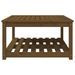 Table de jardin marron miel 82,5x82,5x45 cm bois massif de pin - Photo n°5