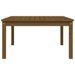 Table de jardin marron miel 82,5x82,5x45 cm bois massif de pin - Photo n°5