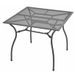 Table de jardin métal anthracite Reikish 90 cm - Photo n°1