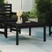 Table de jardin noir 82,5x82,5x45 cm bois massif de pin - Photo n°2