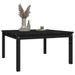 Table de jardin noir 82,5x82,5x45 cm bois massif de pin - Photo n°4