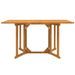 Table de jardin papillon pliante 150x90x75 cm bois massif teck - Photo n°2