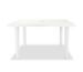 Table de jardin plastique blanc Bouka 126 cm - Photo n°4