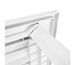 Table de jardin plastique blanc Bouka 126 cm - Photo n°5