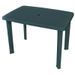 Table de jardin plastique vert Bouka 101 cm - Photo n°1