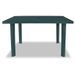 Table de jardin plastique vert Bouka 126 cm - Photo n°2