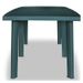 Table de jardin plastique vert Bouka 210 cm - Photo n°2