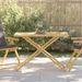 Table de jardin pliable 110x55x75 cm bambou - Photo n°2