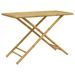 Table de jardin pliable 110x55x75 cm bambou - Photo n°1