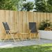 Table de jardin pliable 45x45x45 cm bambou - Photo n°3