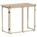 Table de jardin pliante beige 90 x 51 x 75 cm polyrotin - Photo n°6