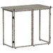 Table de jardin pliante gris 90 x 51 x 75 cm polyrotin - Photo n°6