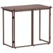 Table de jardin pliante marron 90 x 51 x 75 cm polyrotin - Photo n°6