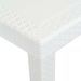 Table de jardin rectangulaire plastique blanc Terdi 150 cm - Photo n°3