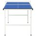 Table de ping-pong avec filet 152x76x66 cm Bleu - Photo n°4