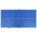Table de ping-pong avec filet 152x76x66 cm Bleu - Photo n°6