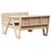 Table de pique-nique pour enfants 88x122x58 cm bois massif pin - Photo n°6