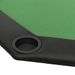 Table de poker pliable 8 joueurs Vert 108x108x75 cm - Photo n°5