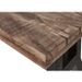 Table de repas 180 cm industrielle bois massif et pieds métal noir Menko - Photo n°3