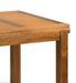Table de repas carrée extensible en bois massif de Mindy Orka 95/180 cm - Photo n°3
