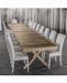 Table de repas extensible bois naturel 18 places jusqu'a 500 cm Kopar - Photo n°3