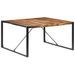 Table de salle à manger 140x140x75 cm Bois solide - Photo n°10