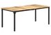 Table de salle à manger 180x90x76 cm Bois de manguier Kizzo 180 - Photo n°1