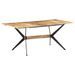 Table de salle à manger 180x90x76 cm Bois de manguier massif 7 - Photo n°1