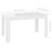 Table de salle à manger Blanc brillant 140x74,5x76 cm Linka - Photo n°5